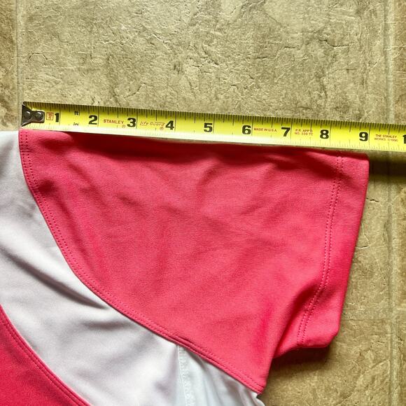 Pearl Izumi Womens Cycling Jersey L Pink Back Pockets Performance Sporty Retro - Picture 10 of 10